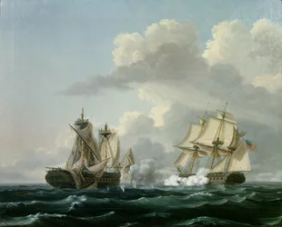 The USS United States and the HMS Macedonian, 25th October 1812